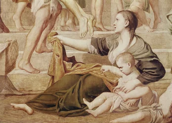 聖セシリアの施しの施しの詳細c.1612-15（438851の詳細）